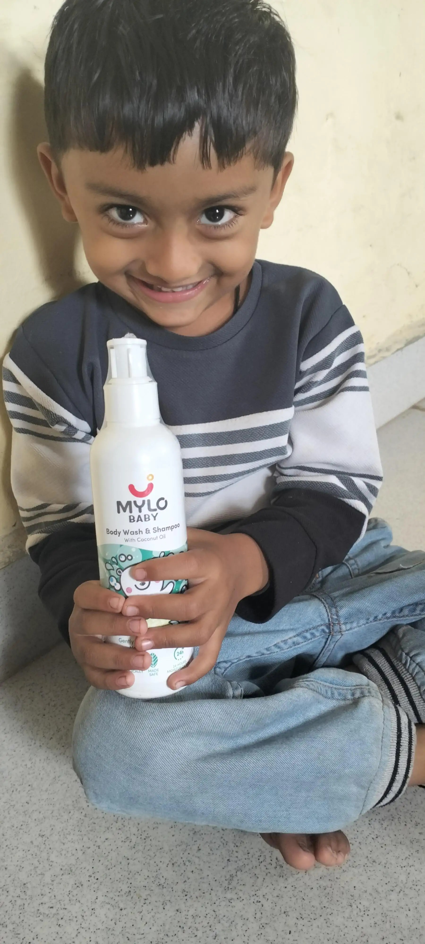 Baby Shampoo and Body Wash | Gentle Cleansing Head-to-Toe | Tear Free Formulation | Retains Natural Moisture | Dermatologically Tested | Made Safe Certified- 200 ml - Pack of 2