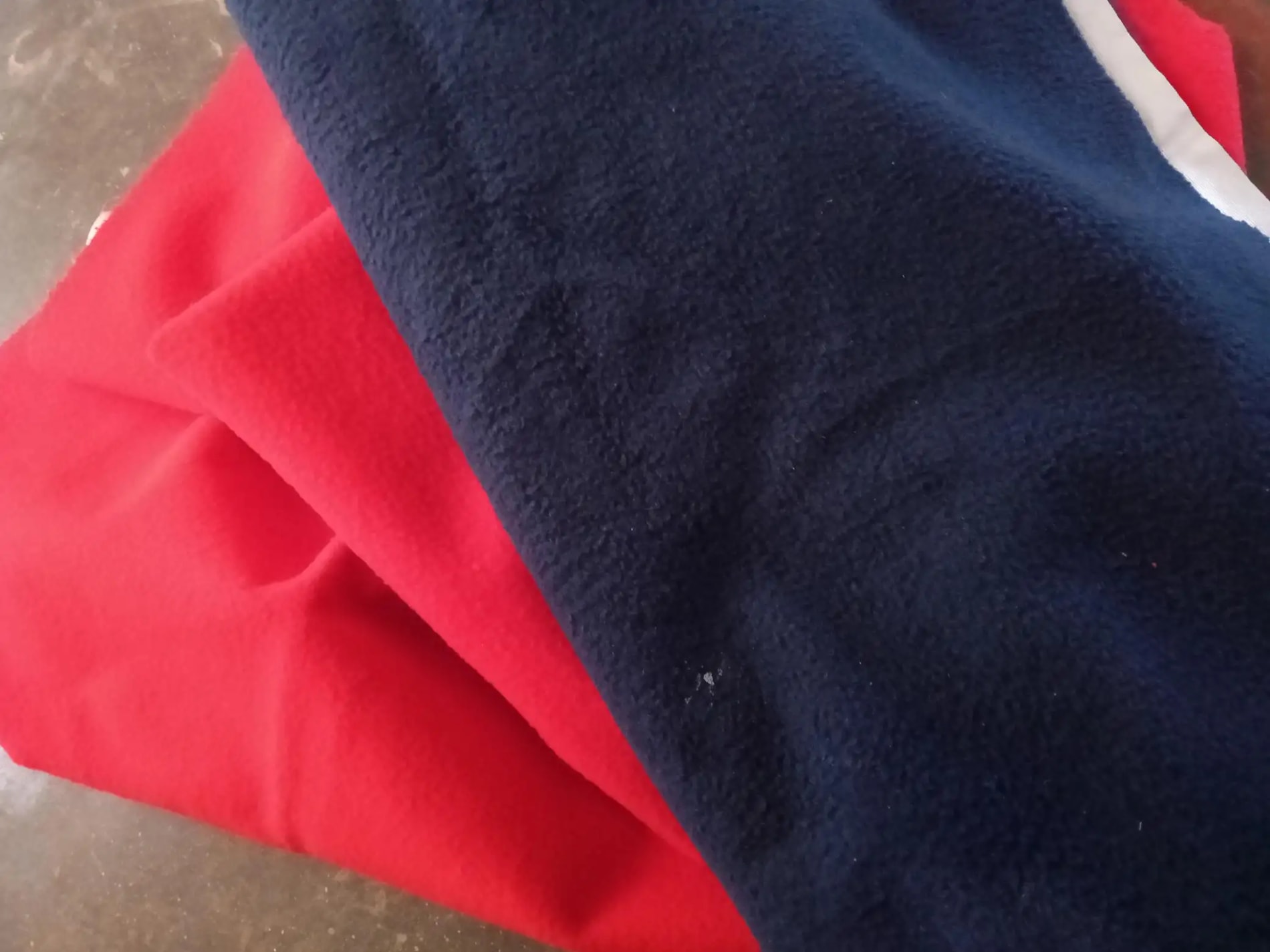 Waterproof Extra Absorbent Baby Dry Sheet & Bed Protector | Guards Against Spills, Stains & Nappy Leaks | Foldable & Portable - (M) (Blue & Red) - Pack of 2