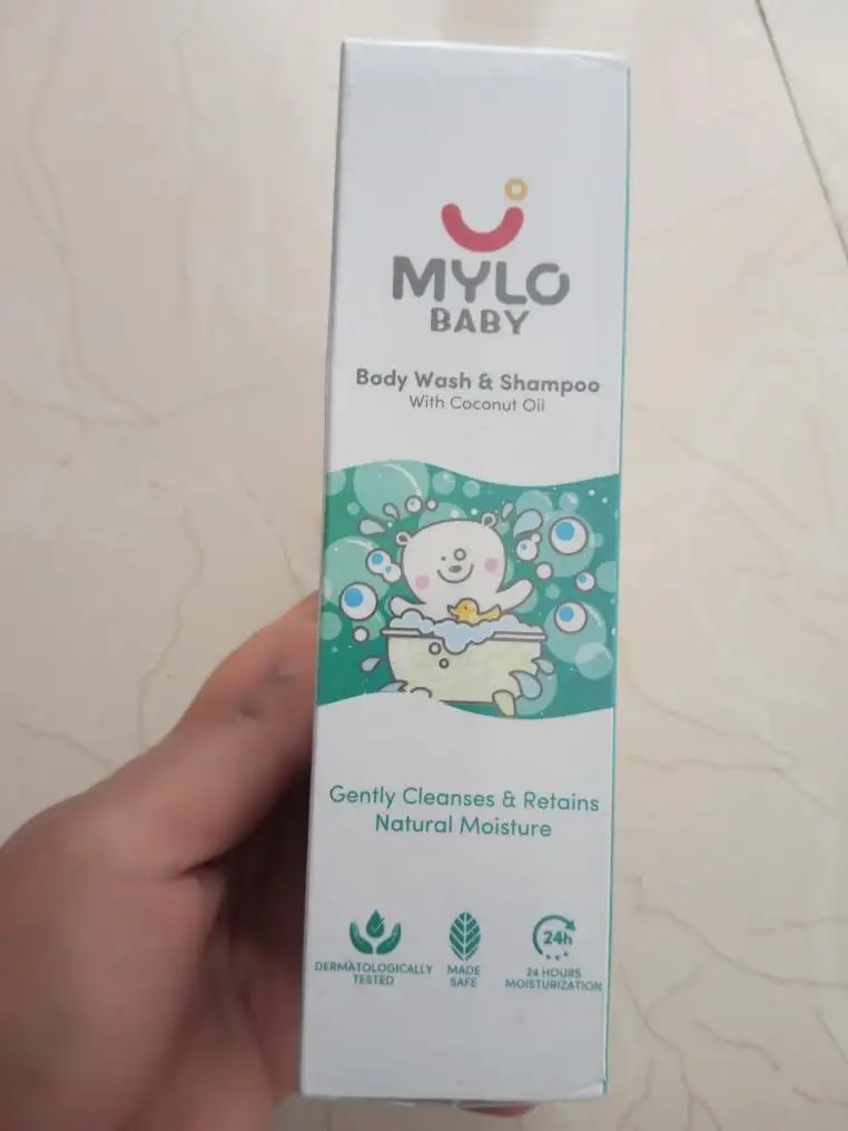 Baby Shampoo and Body Wash | Gentle Cleansing Head-to-Toe | Tear Free Formulation | Retains Natural Moisture | Dermatologically Tested | Made Safe Certified- 200 ml - Pack of 2