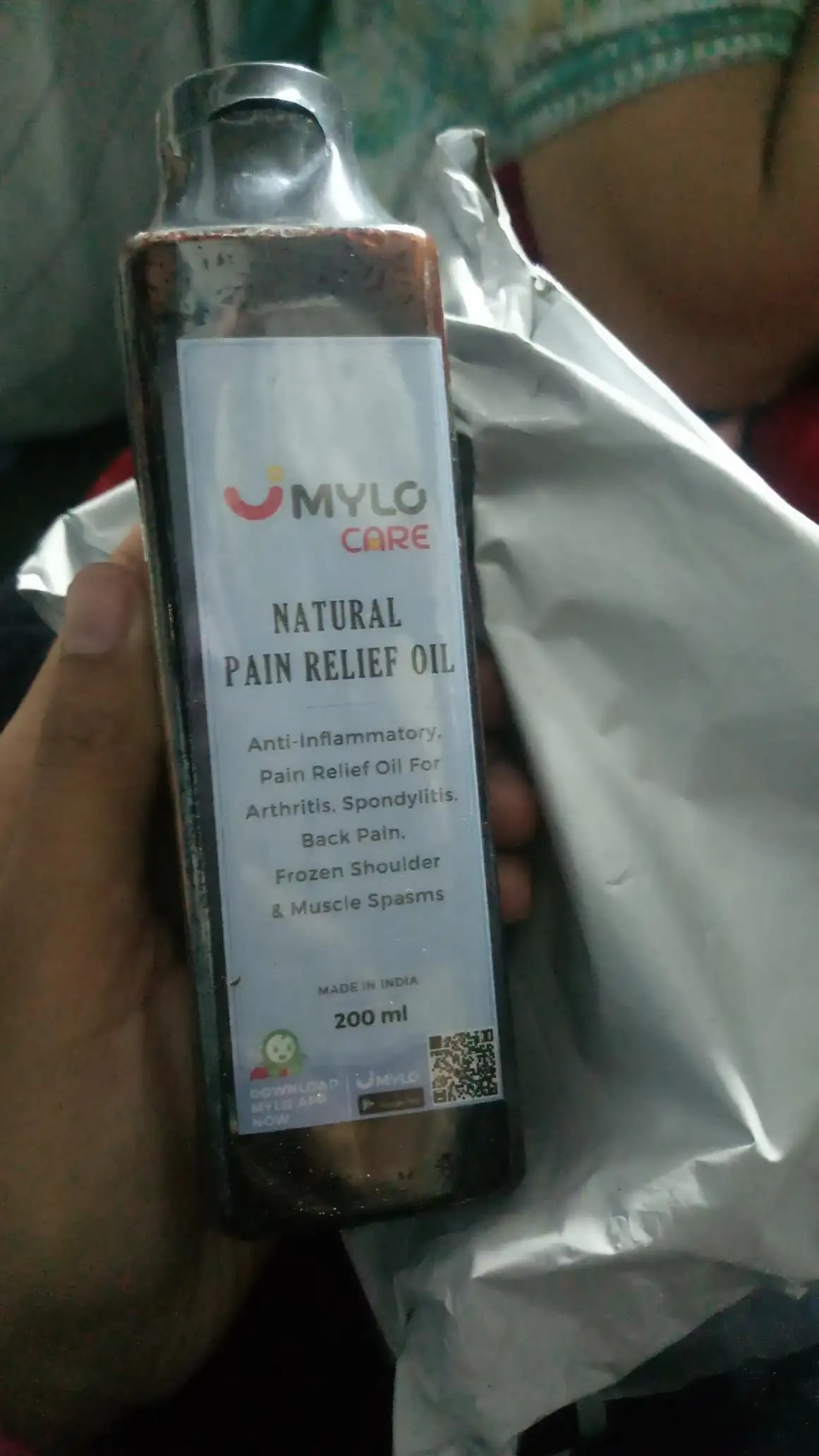 Ayurvedic Pain Relief Massage Oil - Nivarini Thailam (200 ml)