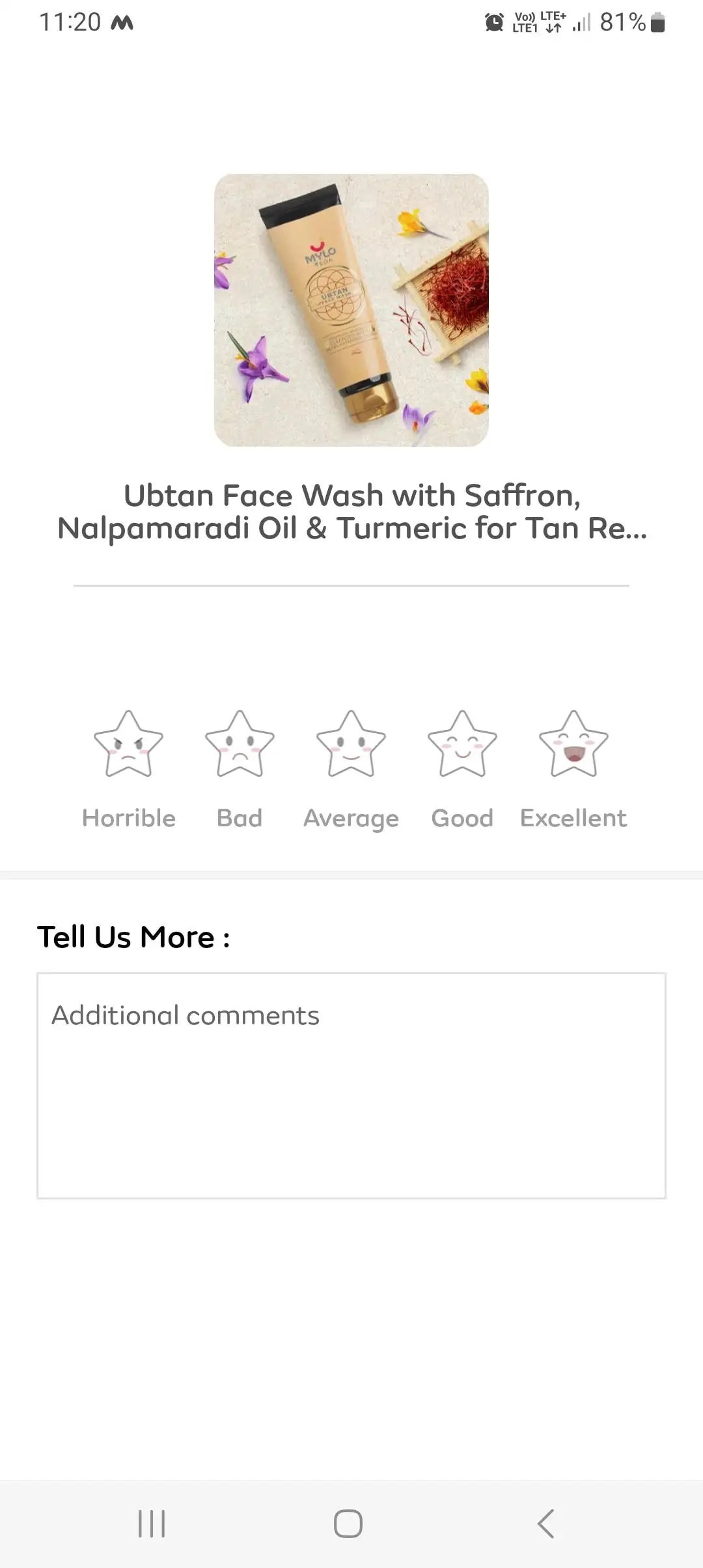 Ubtan Face Wash with Saffron, Nalpamaradi Oil & Turmeric | Brightens Skin | Removes Dead Skin Cells | Fights Acne | Lightens Skin (100 gm)