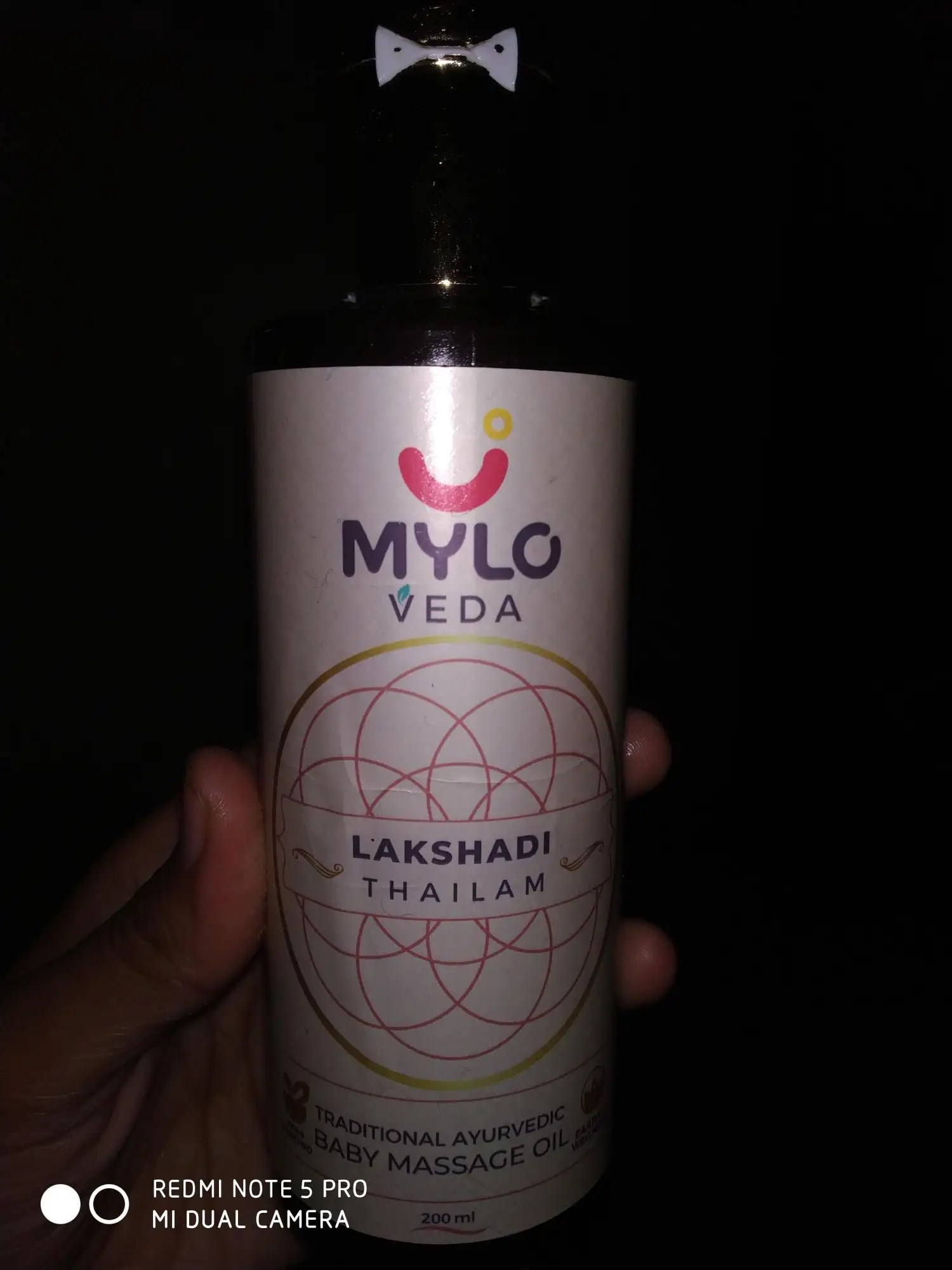 Mylo Herb Enriched Baby Massage Oil - 200 ml | Dermatologically Tested | Made Safe Certified | Nourishes Skin | Strengthens Immunity | Ayurvedic Preparation