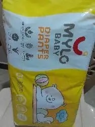 Super Saver Combo - Baby Diaper Pants Medium (M) 7-8 kgs - (76 count) Leak Proof + Extra Virgin Coconut Oil (200ml)