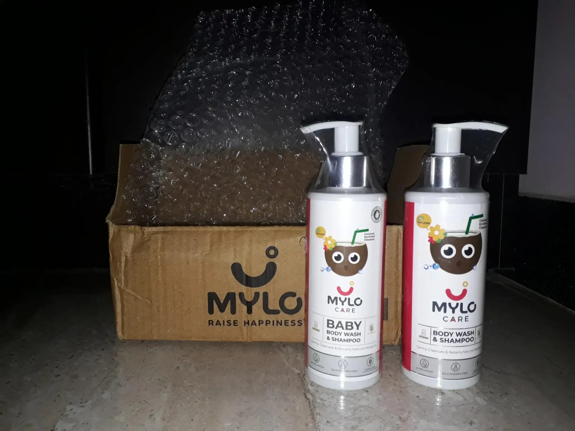 Baby Shampoo and Body Wash | Gentle Cleansing Head-to-Toe | Tear Free Formulation | Retains Natural Moisture | Dermatologically Tested | Made Safe Certified- 200 ml - Pack of 2