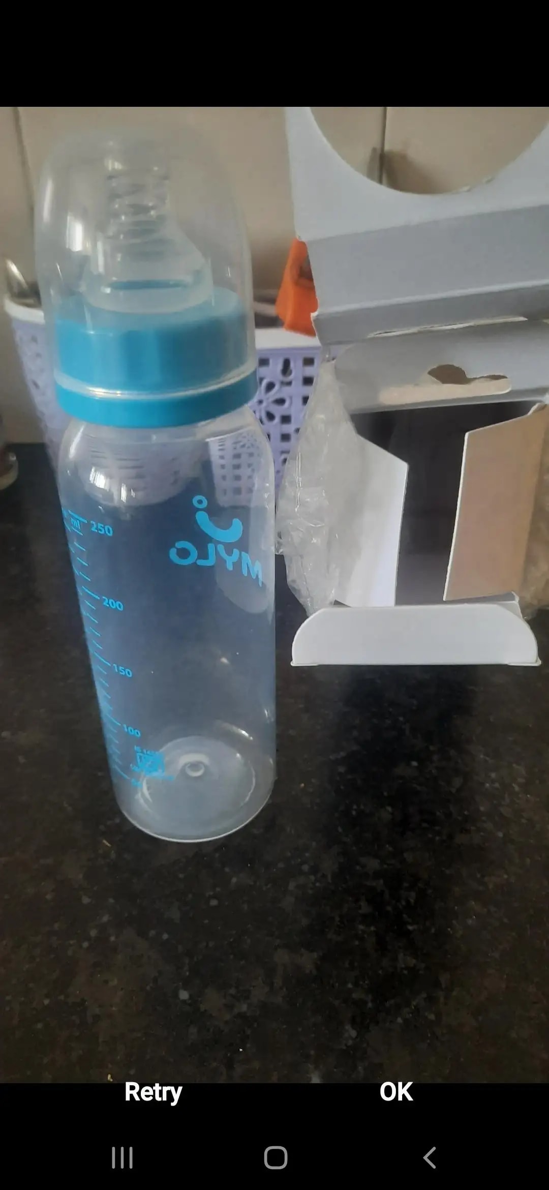 2-in-1 Baby Feeding Bottle | BPA Free with Anti-Colic Nipple & Spoon | Easy Flow Neck Design - Lion & Giraffe 125ml & 250ml