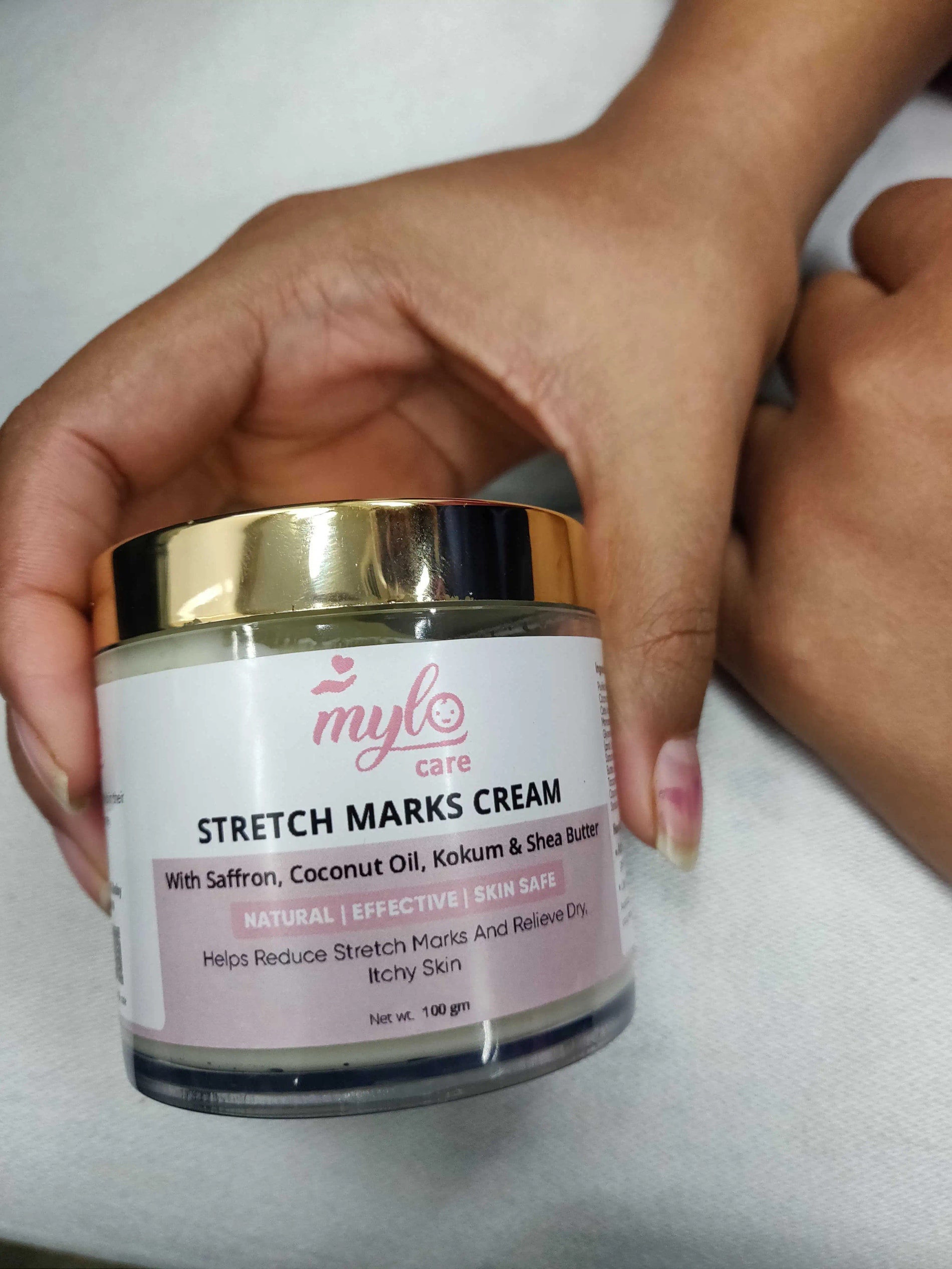 Stretch Marks Cream for Women - Clinically Proven | Removes Stretch Marks | Made Safe Certified | Safe During Pregnancy & Breastfeeding (100gm)