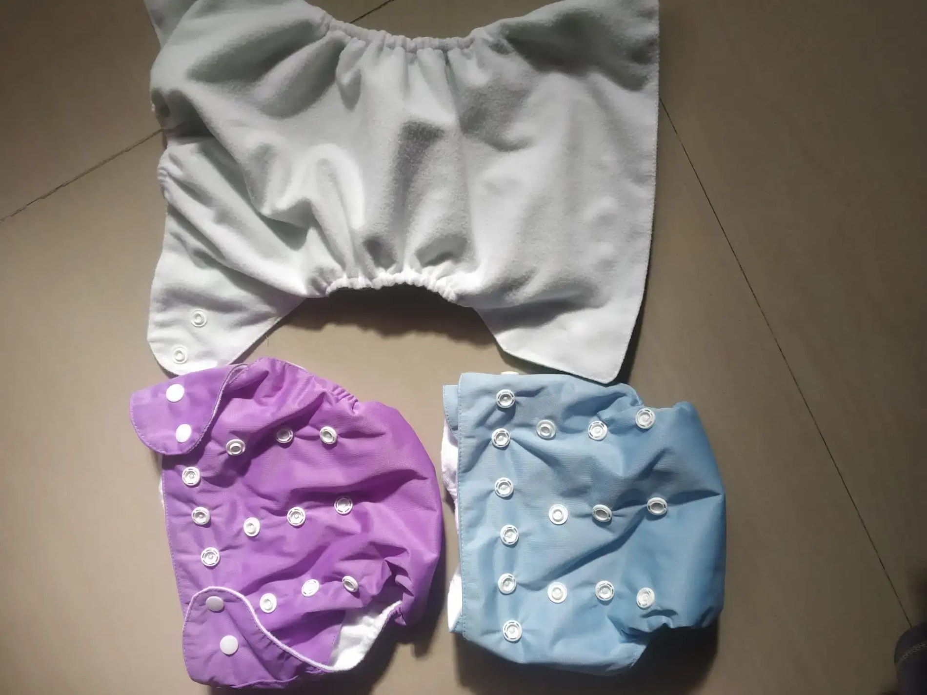 Adjustable Washable & Reusable Cloth Diaper With Dry Feel, Absorbent Insert Pad (3M-3Y) | Oeko-Tex Certified | Prevents Rashes - Assorted Colors - Pack of 4