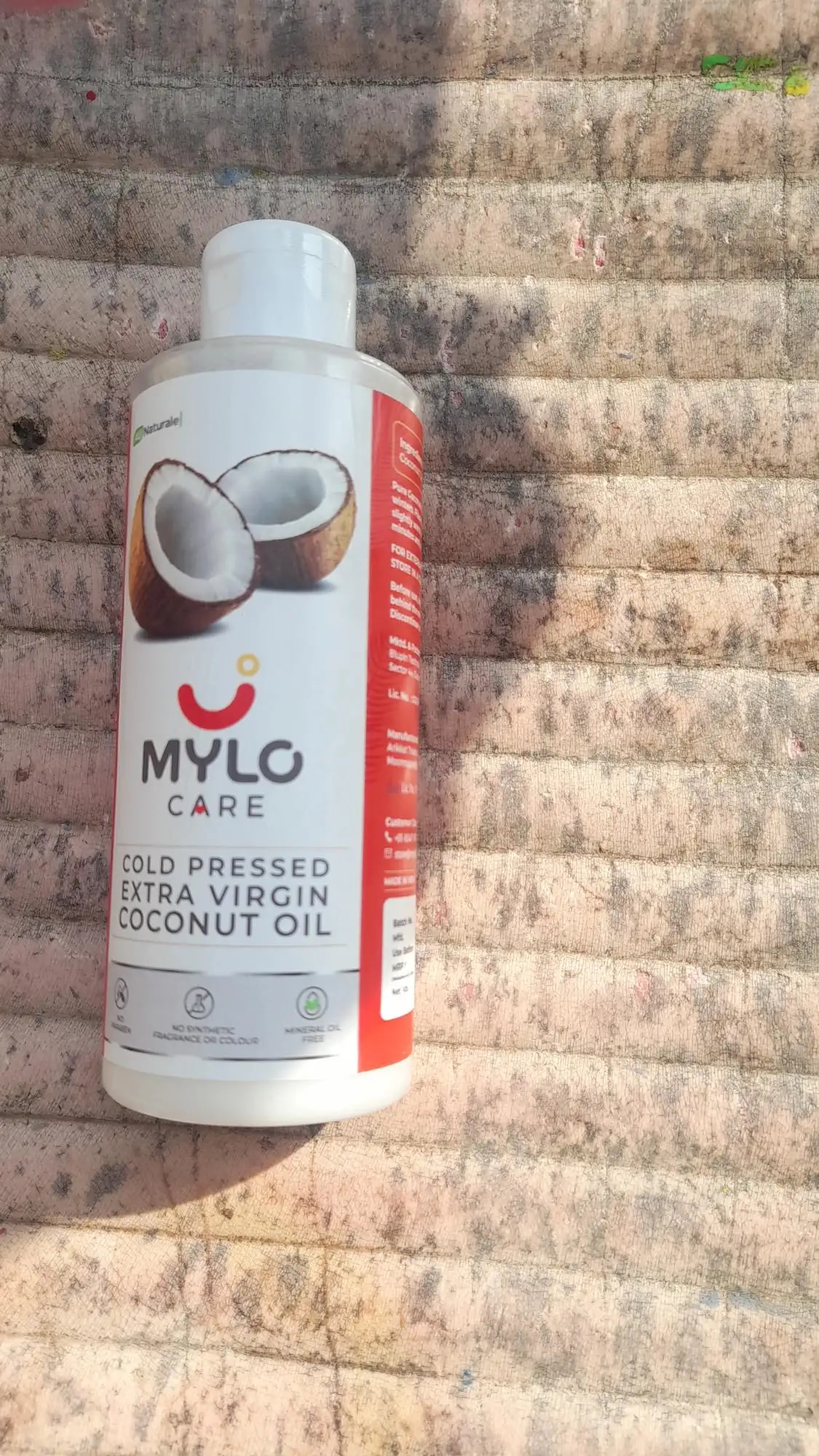 Cold Pressed Extra Virgin Coconut Oil for Skin & Hair - Nourishes Skin Deeply | Reduces Dandruff | Strengthens Hair | Soothes Baby's Rashes - 200 ml