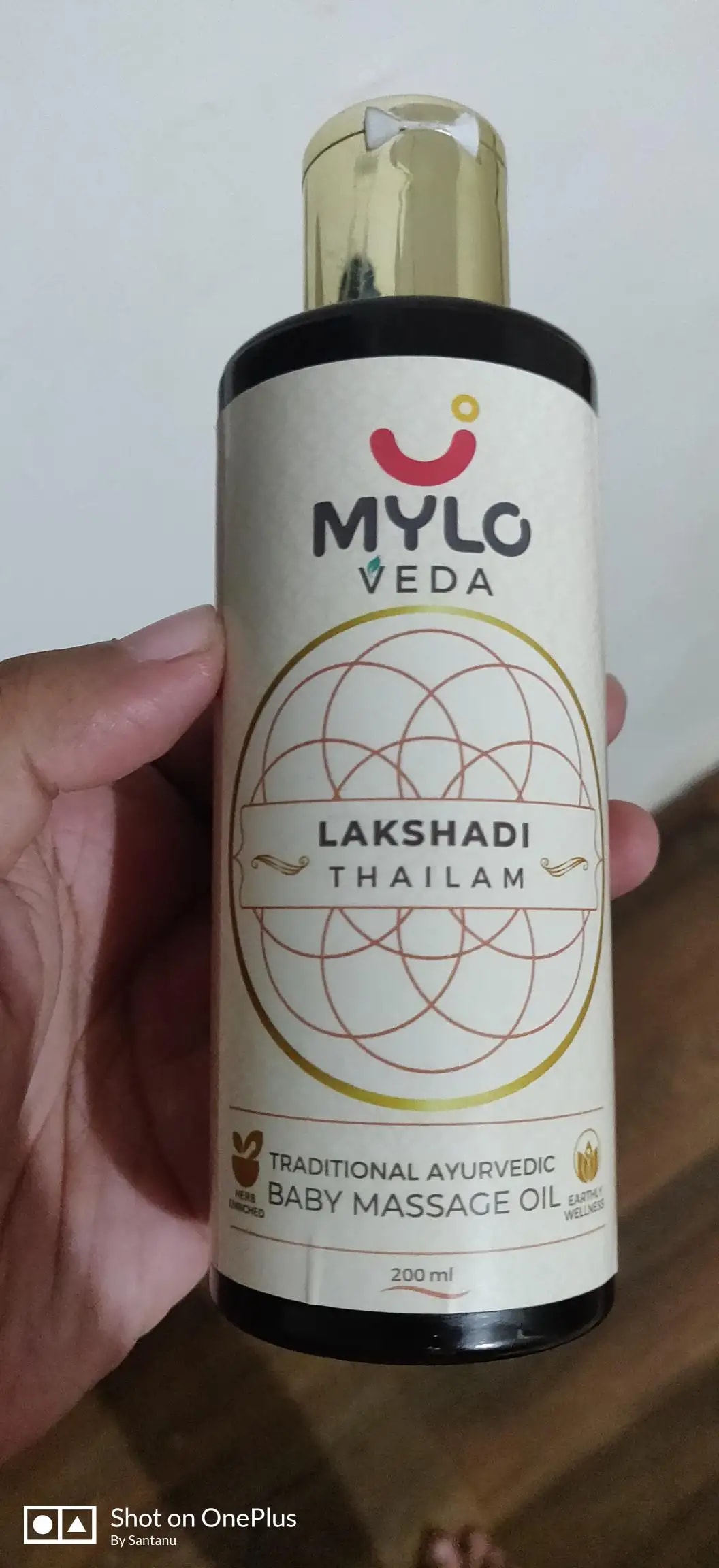 Mylo Herb Enriched Baby Massage Oil - 200 ml | Dermatologically Tested | Made Safe Certified | Nourishes Skin | Strengthens Immunity | Ayurvedic Preparation