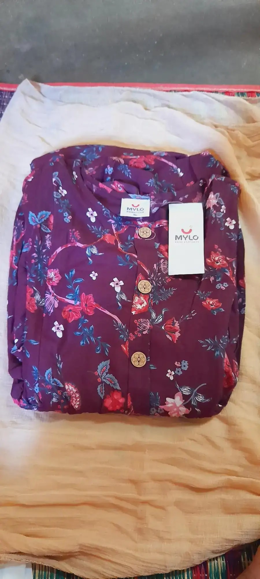 Maternity Dresses For Women with Both Side Zipper For Easy Feeding | Adjustable Belt for Growing Belly | Maxi Dress | Little Hearts - Sea Green | L