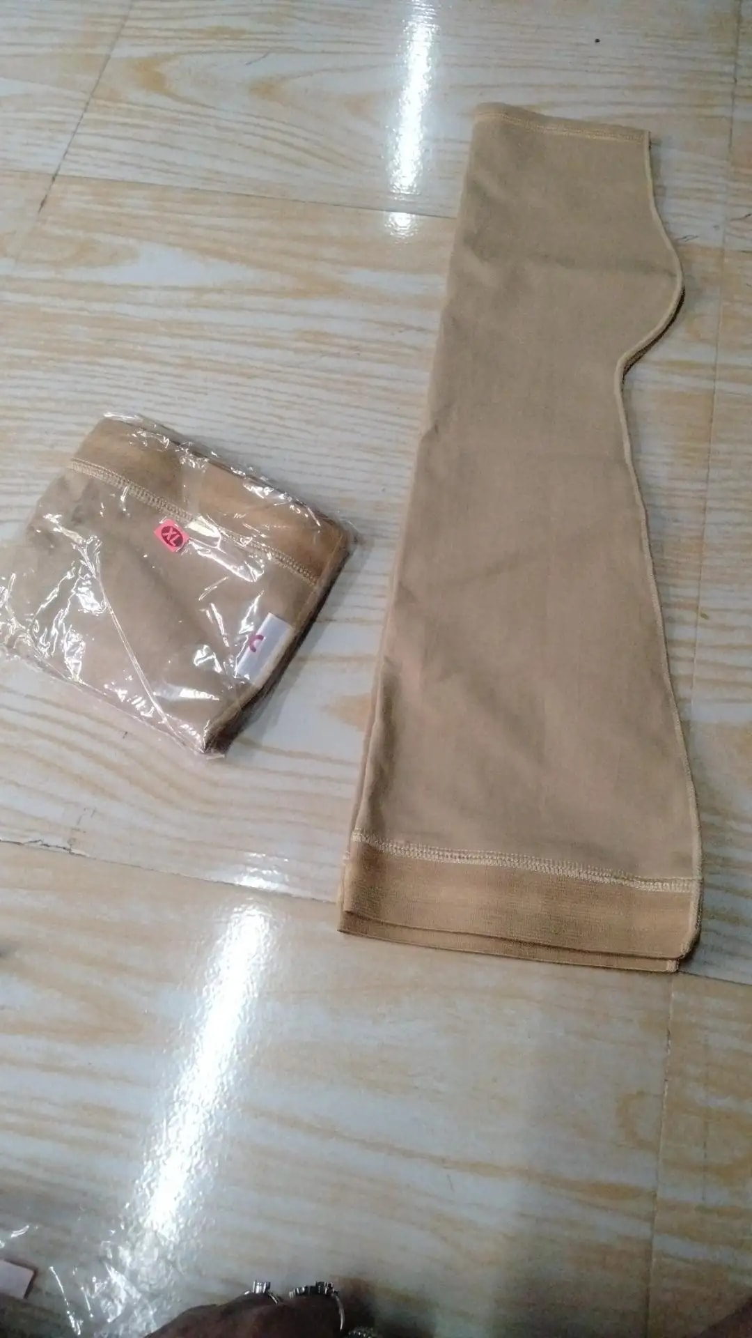 Open Toe Compression Stockings - Knee Length (M)