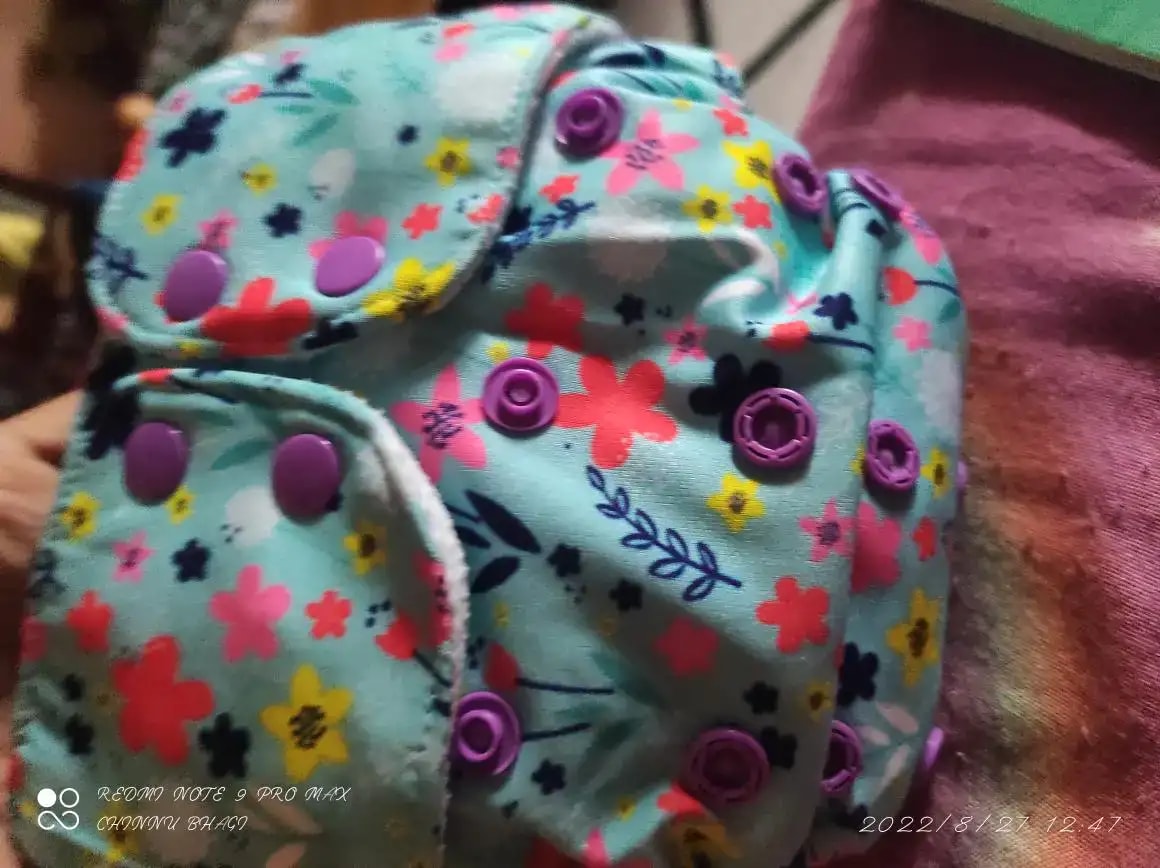 Adjustable Washable & Reusable Cloth Diaper With Absorbent Insert Pad (3M-3Y) | Oeko-Tex Certified | Prevents Rashes - Rainbow & Jungle - Pack of 2