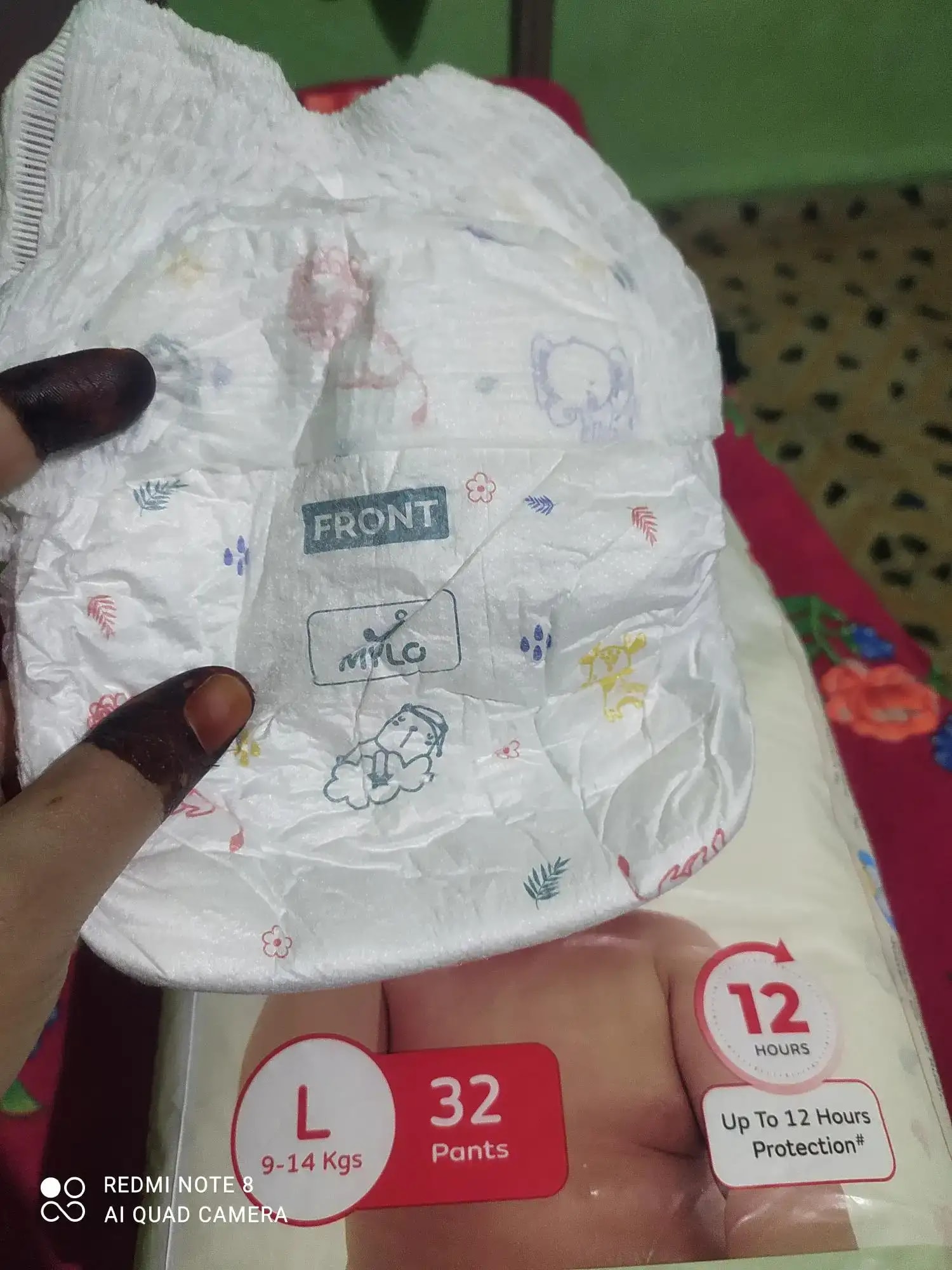 Baby Diaper Pants Small (S) Size 4-8 kgs (42 count) Leak Proof | Lightweight | Rash Free | 12 Hours Protection | ADL Technology (Pack of 1)