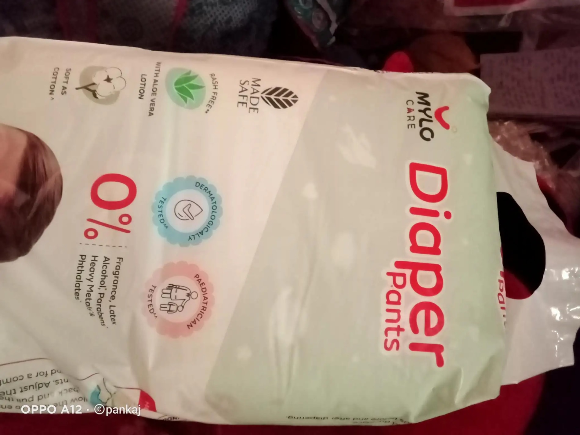 Baby Diaper Pants Small (S) Size 4-8 kgs (42 count) Leak Proof | Lightweight | Rash Free | 12 Hours Protection | ADL Technology (Pack of 1)