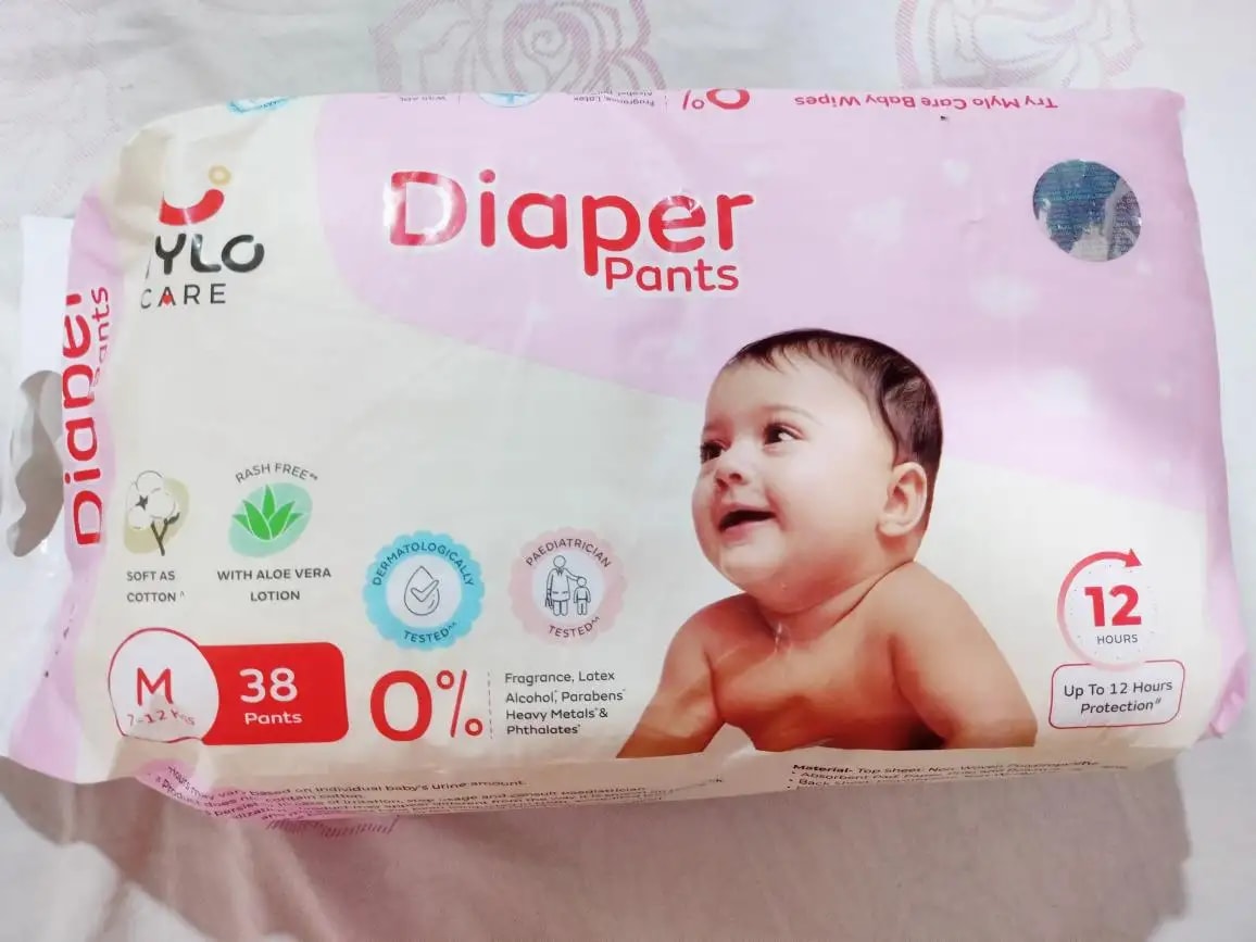 Baby Diaper Pants Small (S) Size 4-8 kgs (42 count) Leak Proof | Lightweight | Rash Free | 12 Hours Protection | ADL Technology (Pack of 1)