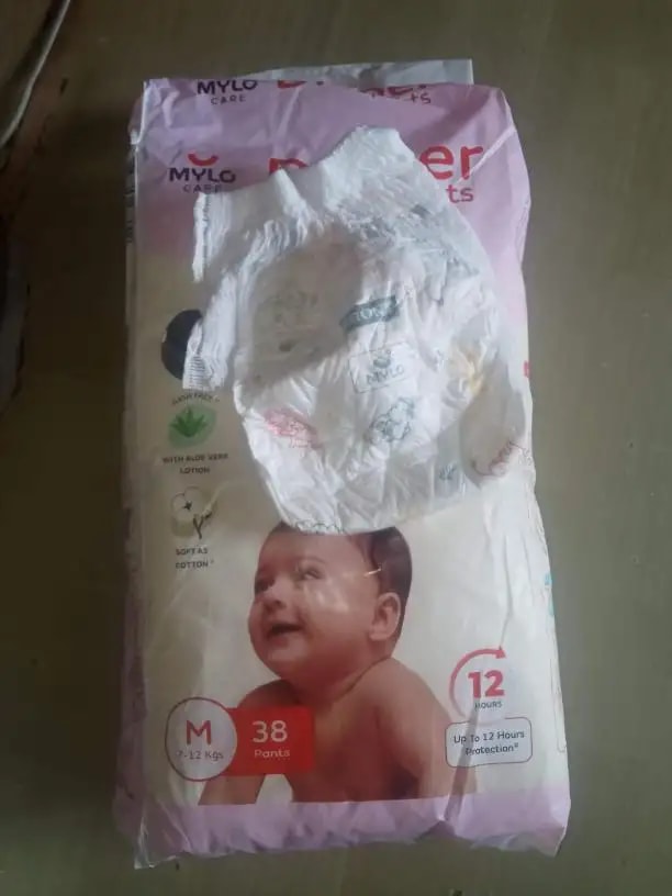 Baby Diaper Pants Small (S) Size 4-8 kgs (42 count) Leak Proof | Lightweight | Rash Free | 12 Hours Protection | ADL Technology (Pack of 1)