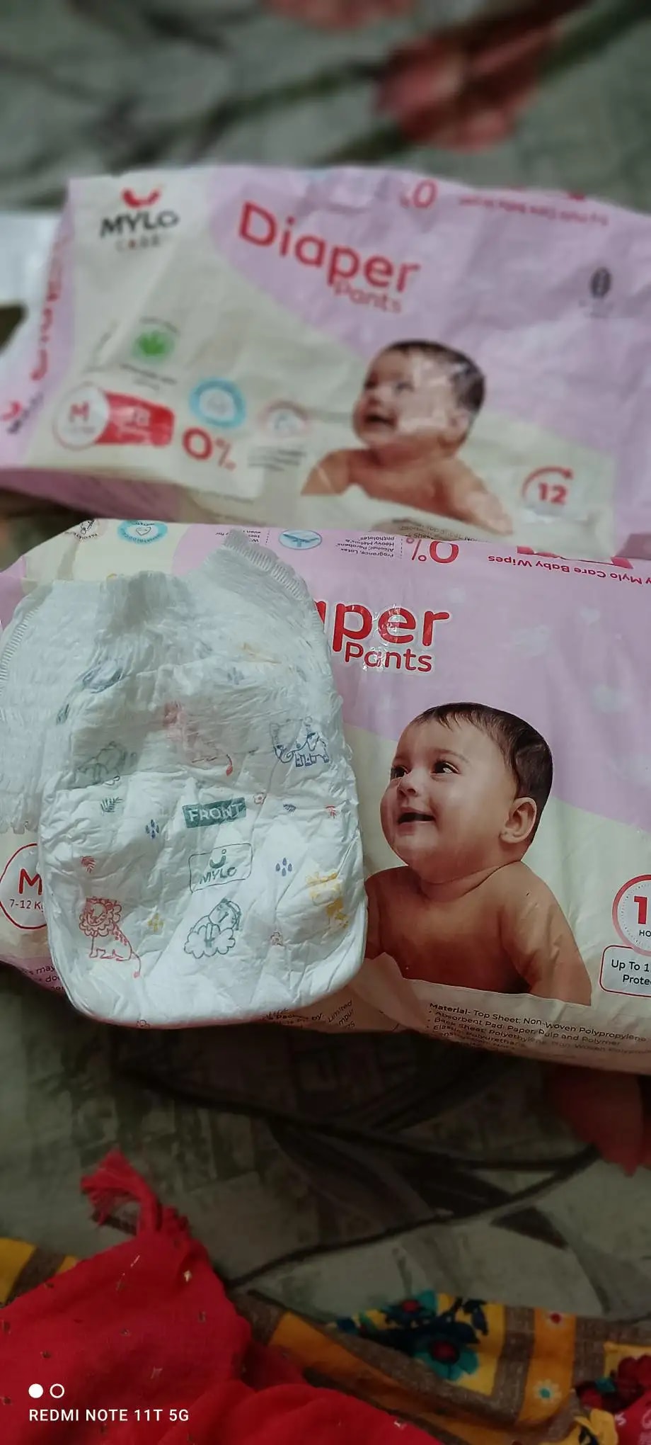 Baby Diaper Pants Small (S) Size 4-8 kgs (42 count) Leak Proof | Lightweight | Rash Free | 12 Hours Protection | ADL Technology (Pack of 1)