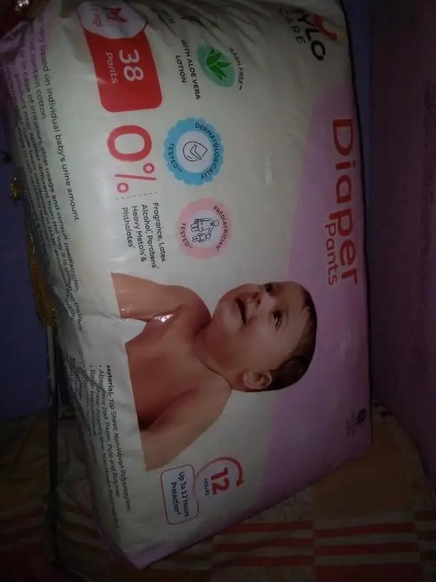 Baby Diaper Pants Small (S) Size 4-8 kgs (42 count) Leak Proof | Lightweight | Rash Free | 12 Hours Protection | ADL Technology (Pack of 1)