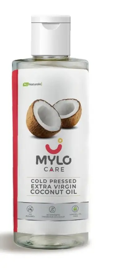 Cold Pressed Extra Virgin Coconut Oil for Skin & Hair - Nourishes Skin Deeply | Reduces Dandruff | Strengthens Hair | Soothes Baby's Rashes - 200 ml