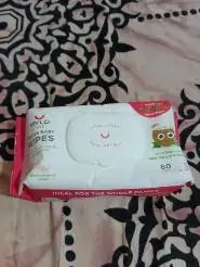 Gentle Baby Wipes With Lid - Organic Coconut Oil, Neem, Aloe Vera and Vitamin E | 98% Pure Water | Dermatologically Tested (Pack of 3) - 72 Wipes Per Pack