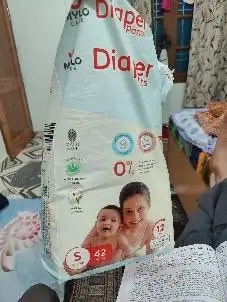 Baby Diaper Pants Small (S) Size 4-8 kgs (42 count) Leak Proof | Lightweight | Rash Free | 12 Hours Protection | ADL Technology (Pack of 1)
