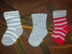 Baby Socks 0-6 Months | Elasticated & Antibacterial | Breathable, Shrinkable, Sweat & Wear Resistant | Unisex Grey Striped & Solid | Pack of 3