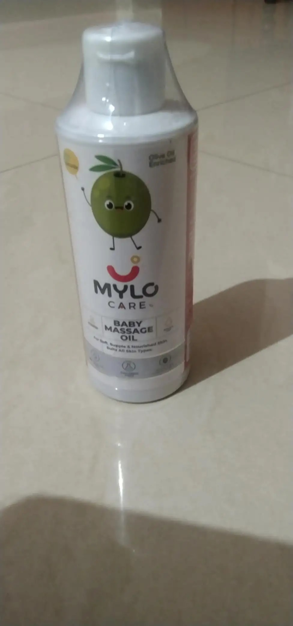 Baby Massage Oil 200ml | Improves Complexion & Skin Tone | Moisturizes & Nourishes Skin | Aids in Sun Protection | Made Safe Certified - Pack of 2