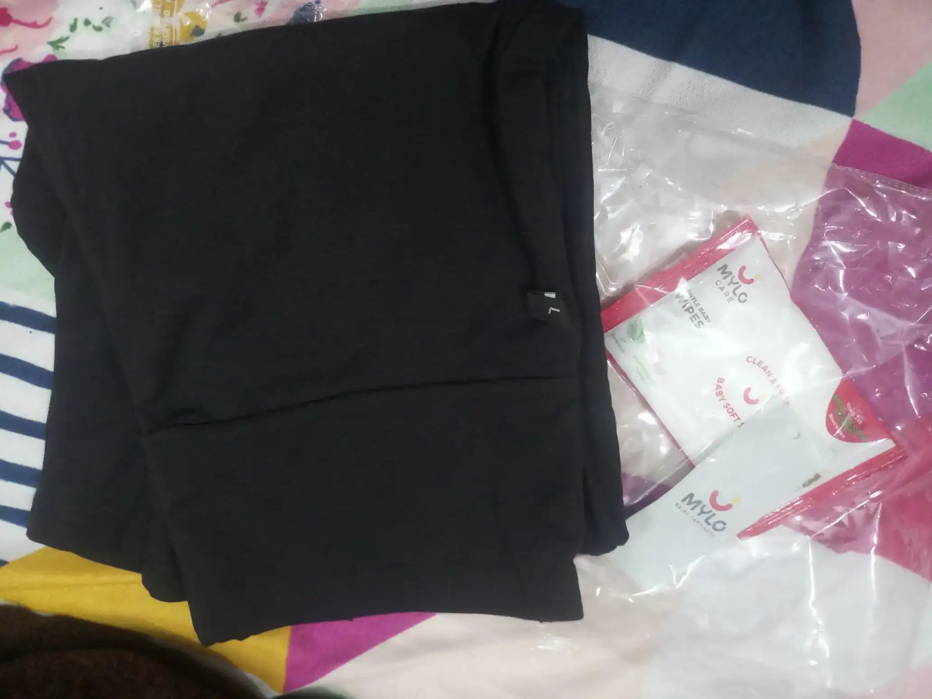 Stretchable Maternity Leggings for Women | Comfortable, Soft & Gentle on the Skin | Ideal for Pre & Post Delivery - Navy - L
