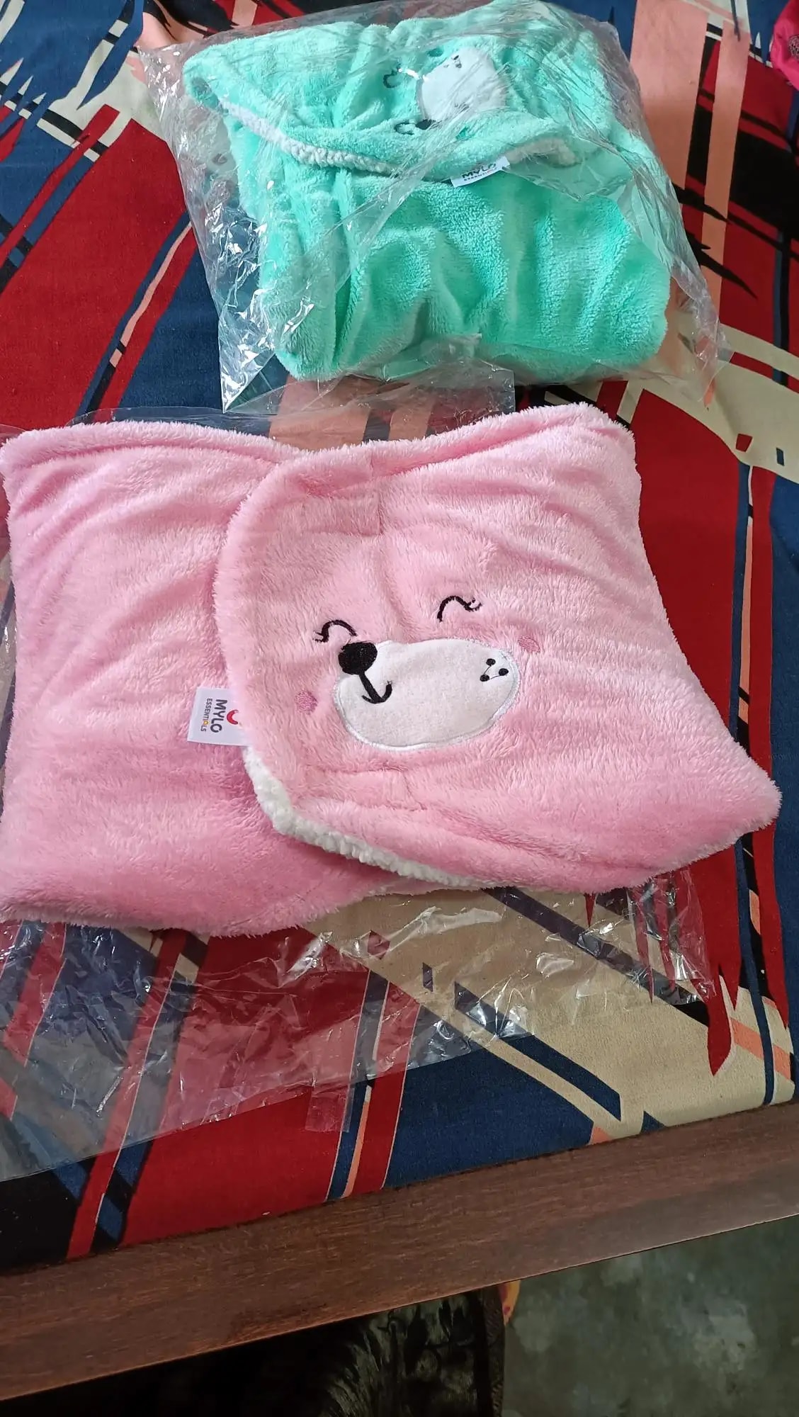 Baby Wrapper for New Born | Baby Swaddling Wrapper | 4-in-1 All Season AC Blanket cum Sleeping Bag for Baby 0-6 Months - Light Pink & Mint Green