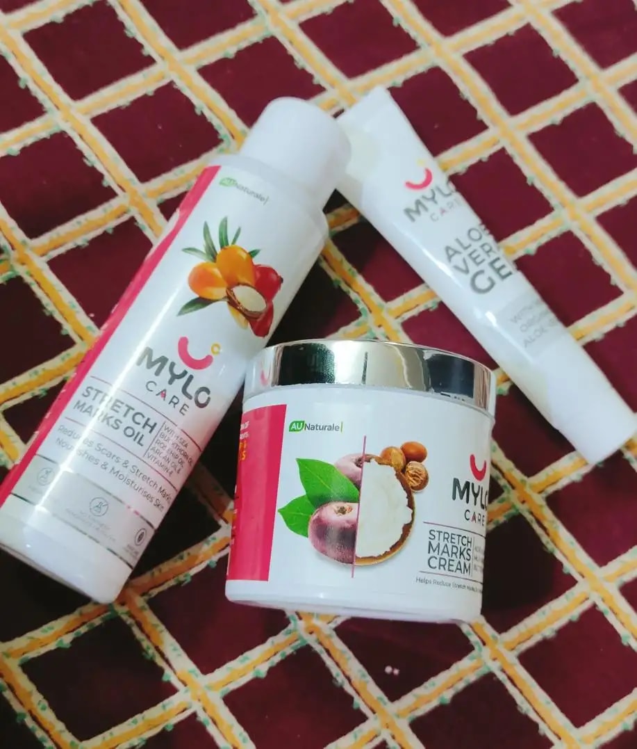 Stretch Marks Kit - Removes Scars | Made with Natural Ingredients | Tightens Skin - (Stretch Mark Oil - 100 ml, Stretch Marks Cream - 100ml)