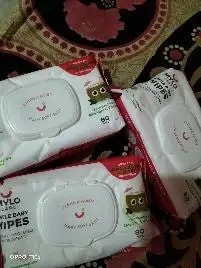 Gentle Baby Wipes With Lid - Organic Coconut Oil, Neem, Aloe Vera and Vitamin E | 98% Pure Water | Dermatologically Tested (Pack of 3) - 72 Wipes Per Pack