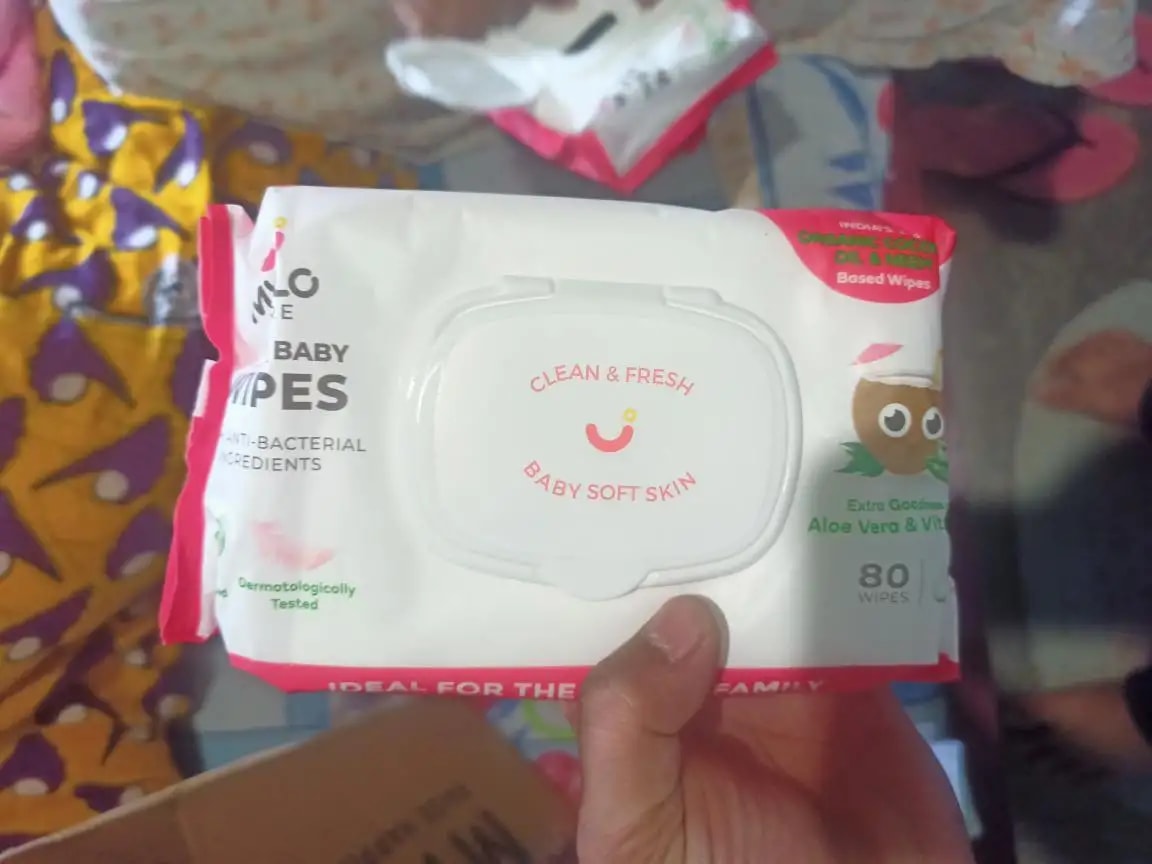 Gentle Baby Wipes With Lid - Organic Coconut Oil, Neem, Aloe Vera and Vitamin E | 98% Pure Water | Dermatologically Tested (Pack of 3) - 72 Wipes Per Pack