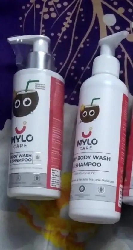 Baby Shampoo and Body Wash | Gentle Cleansing Head-to-Toe | Tear Free Formulation | Retains Natural Moisture | Dermatologically Tested | Made Safe Certified- 200 ml - Pack of 2
