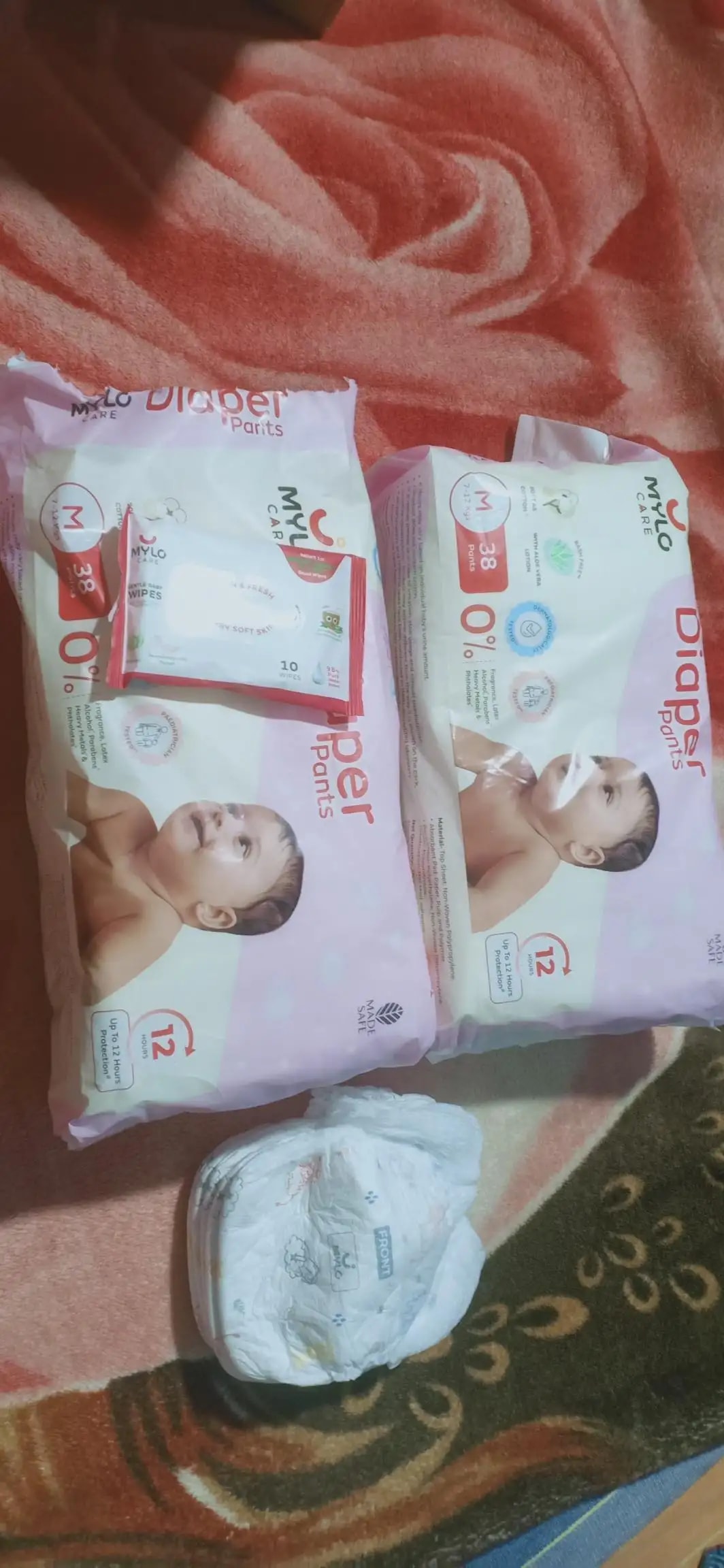 Baby Diaper Pants Small (S) Size 4-8 kgs (42 count) Leak Proof | Lightweight | Rash Free | 12 Hours Protection | ADL Technology (Pack of 1)