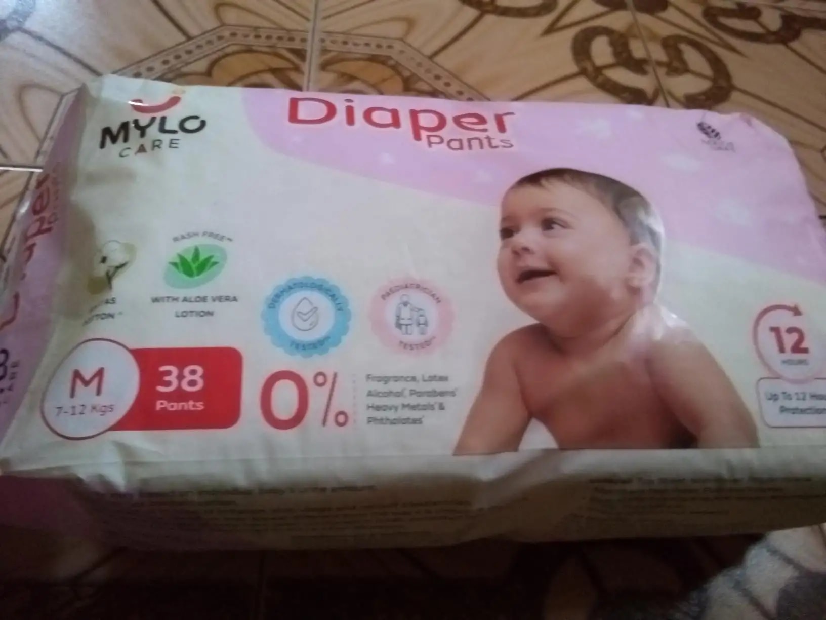 Baby Diaper Pants Small (S) Size 4-8 kgs (42 count) Leak Proof | Lightweight | Rash Free | 12 Hours Protection | ADL Technology (Pack of 1)
