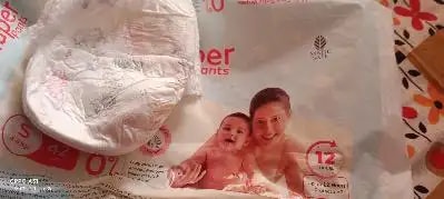 Baby Diaper Pants Small (S) Size 4-8 kgs (42 count) Leak Proof | Lightweight | Rash Free | 12 Hours Protection | ADL Technology (Pack of 1)