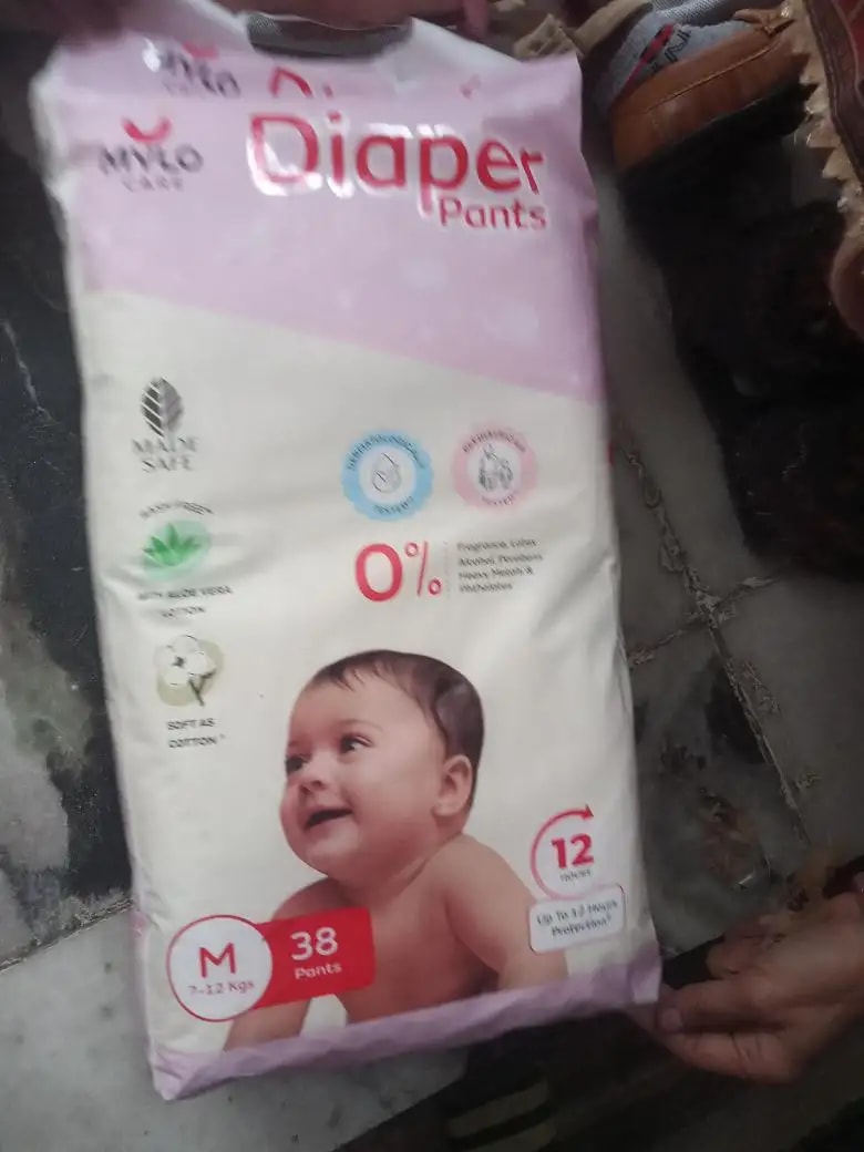 Baby Diaper Pants Small (S) Size 4-8 kgs (42 count) Leak Proof | Lightweight | Rash Free | 12 Hours Protection | ADL Technology (Pack of 1)