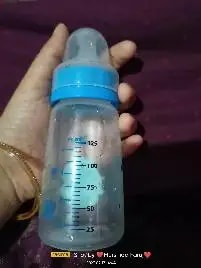 2-in-1 Baby Feeding Bottle | BPA Free with Anti-Colic Nipple & Spoon | Easy Flow Neck Design - Lion & Giraffe 125ml & 250ml