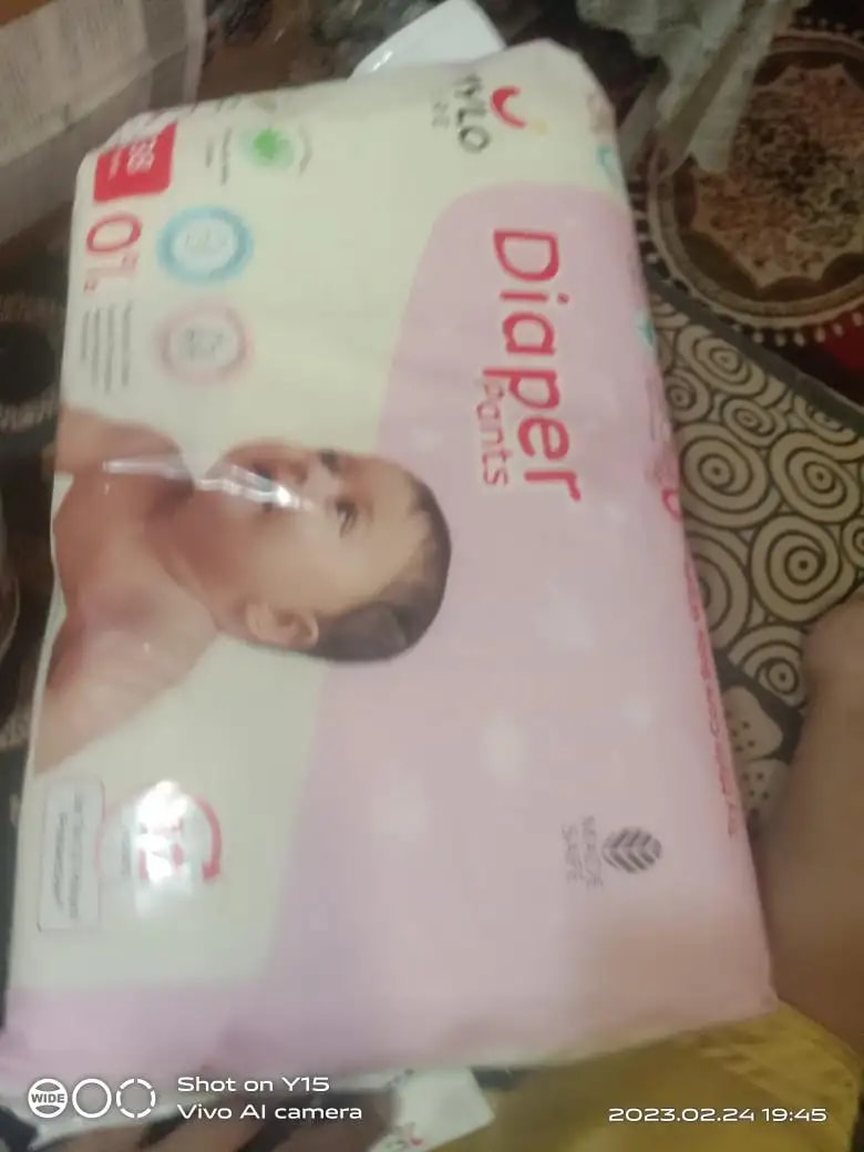 Baby Diaper Pants Small (S) Size 4-8 kgs (42 count) Leak Proof | Lightweight | Rash Free | 12 Hours Protection | ADL Technology (Pack of 1)