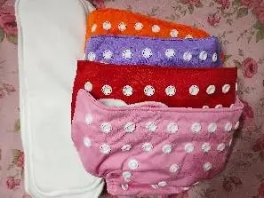 Adjustable Washable & Reusable Cloth Diaper With Dry Feel, Absorbent Insert Pad (3M-3Y) | Oeko-Tex Certified | Prevents Rashes - Assorted Colors - Pack of 4