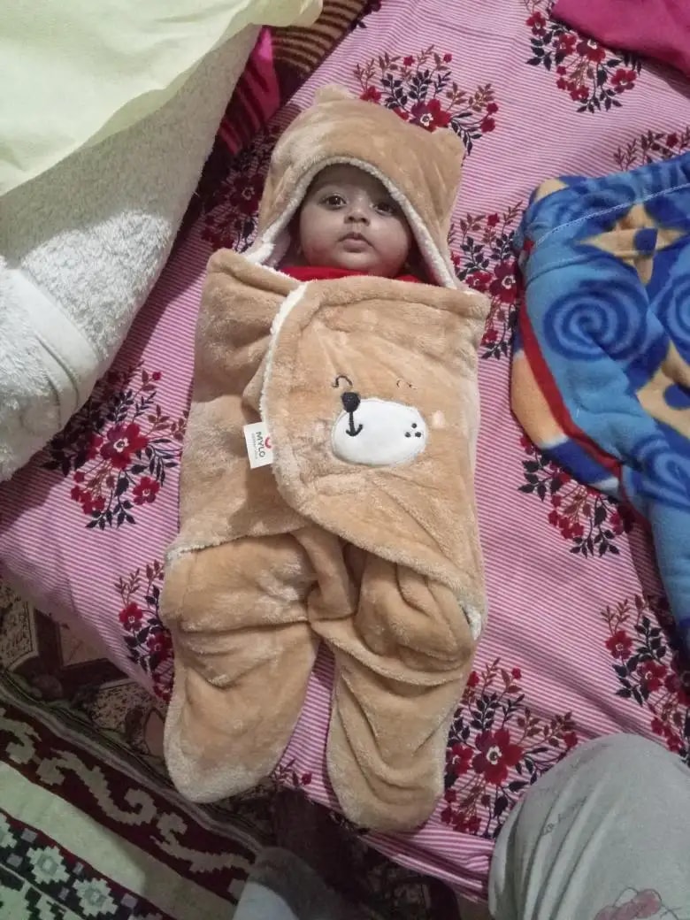 Baby Wrapper for New Born | Baby Swaddling Wrapper | 4-in-1 All Season AC Blanket cum Sleeping Bag for Baby 0-6 Months - Light Pink & Mint Green