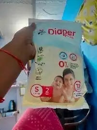 Baby Diaper Pants Small (S) Size 4-8 kgs (42 count) Leak Proof | Lightweight | Rash Free | 12 Hours Protection | ADL Technology (Pack of 1)