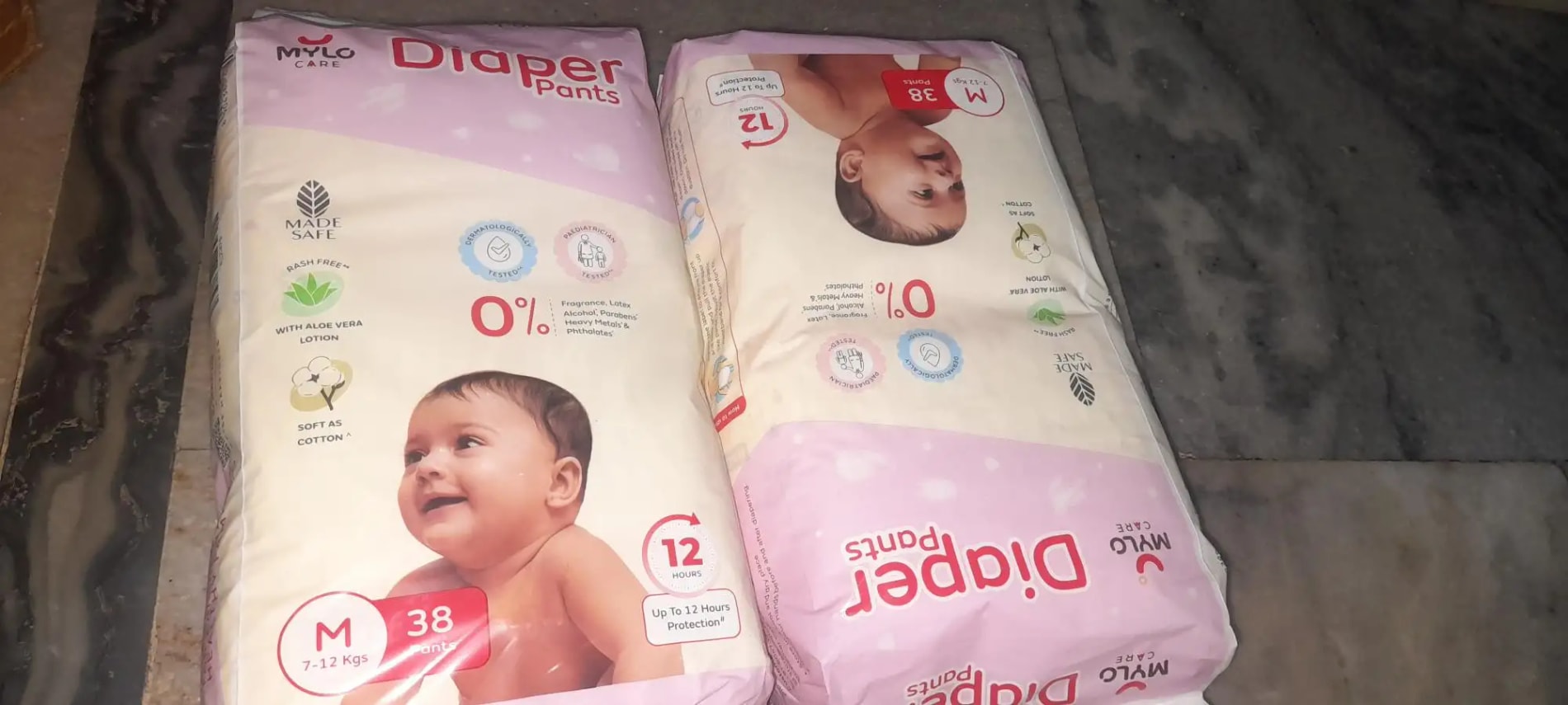 Baby Diaper Pants Small (S) Size 4-8 kgs (42 count) Leak Proof | Lightweight | Rash Free | 12 Hours Protection | ADL Technology (Pack of 1)