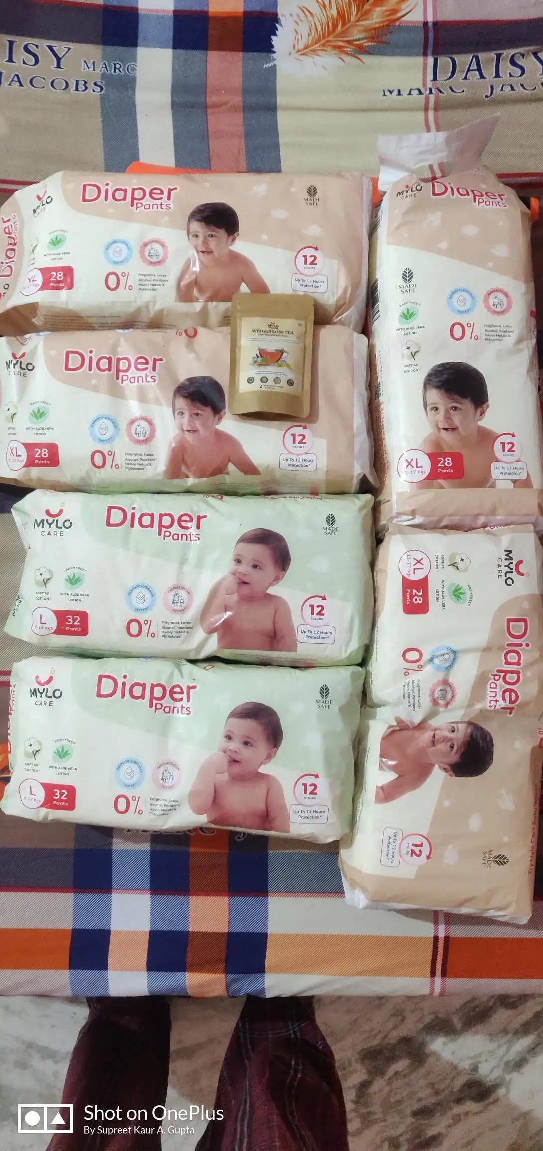 Baby Diaper Pants Small (S) Size 4-8 kgs (42 count) Leak Proof | Lightweight | Rash Free | 12 Hours Protection | ADL Technology (Pack of 1)