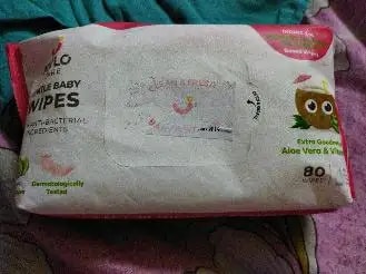 Gentle Baby Wipes With Lid - Organic Coconut Oil, Neem, Aloe Vera and Vitamin E | 98% Pure Water | Dermatologically Tested (Pack of 3) - 72 Wipes Per Pack