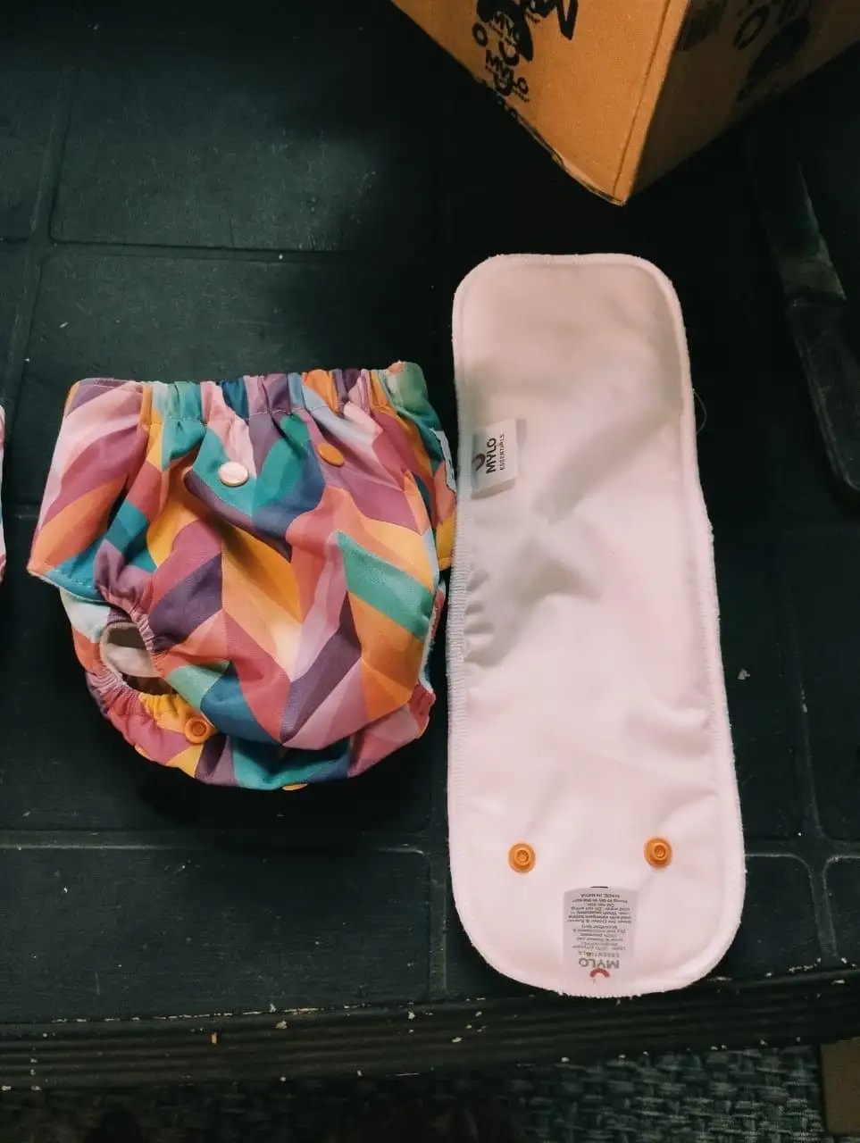 Adjustable Washable & Reusable Cloth Diaper With Absorbent Insert Pad (3M-3Y) | Oeko-Tex Certified | Prevents Rashes - Rainbow & Jungle - Pack of 2