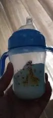 Baby Sipper | 2-in-1 Convertible Sipper with Spout & Straw | Sipper Bottle for Kids - 150ml - BPA-Free (Green)