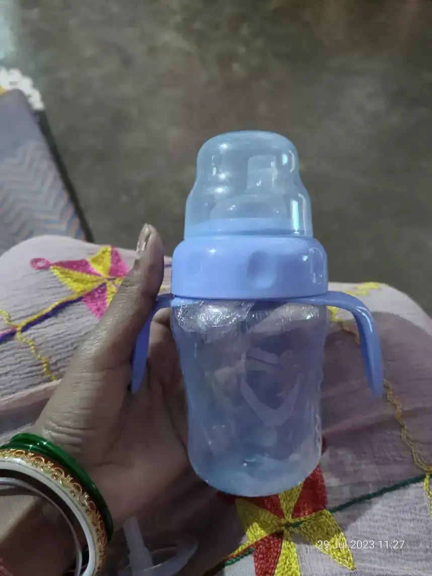 Baby Sipper | 2-in-1 Convertible Sipper with Spout & Straw | Sipper Bottle for Kids - 150ml - BPA-Free (Green)