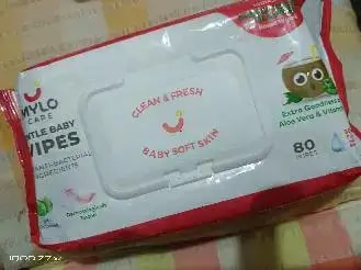 Gentle Baby Wipes With Lid - Organic Coconut Oil, Neem, Aloe Vera and Vitamin E | 98% Pure Water | Dermatologically Tested (Pack of 3) - 72 Wipes Per Pack