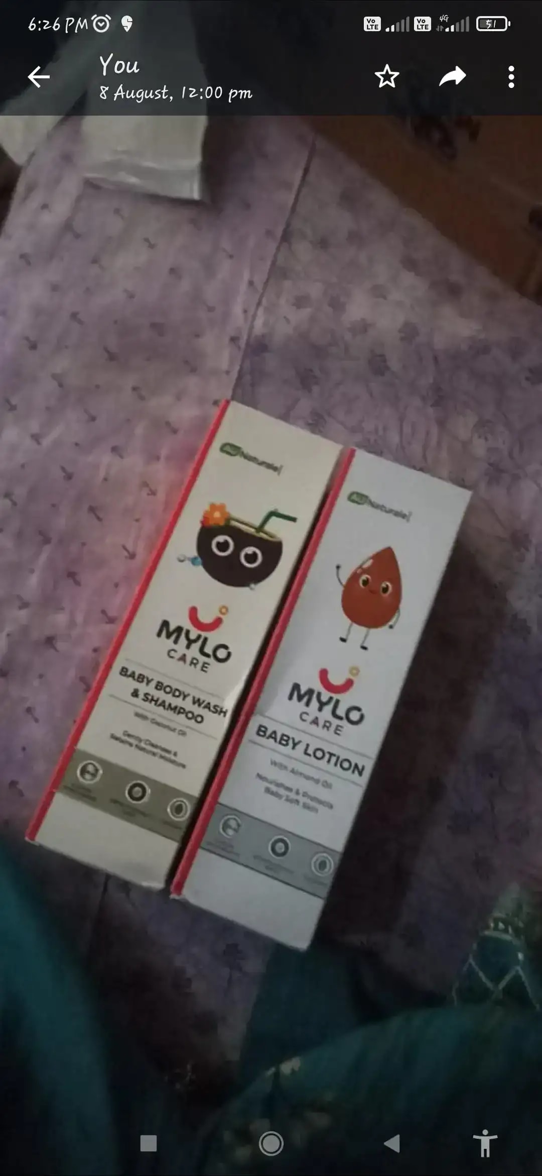 Baby Bath Essentials - Baby Body Wash & Shampoo (200 ml) and Mylo Care Baby Lotion (200 ml) | Tear Free Formulation | 24 Hours Moisturization